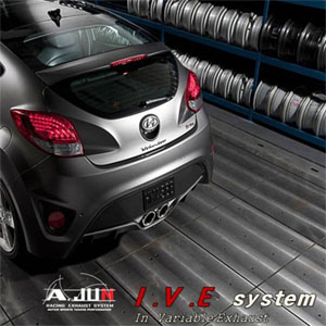 [ Veloster Turbo auto parts ] Ajun I.V.E muffler Made in Korea